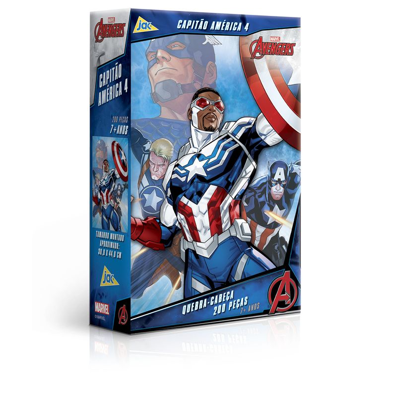 Quebra-Cabeca---Disney---Capitao-America-4---200-Pecas---Toyster-0
