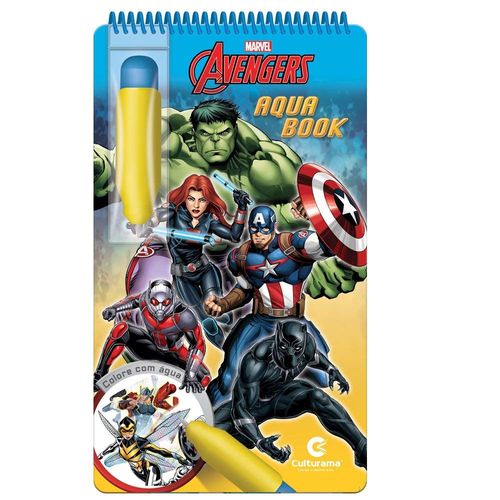 Livro Infantil - Aquabook - Disney - Marvel - Vingadores - Culturama