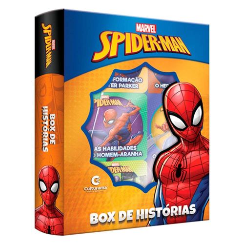 Livro Infantil - Box de Histórias - Disney - Marvel - Spider-Man - Culturama