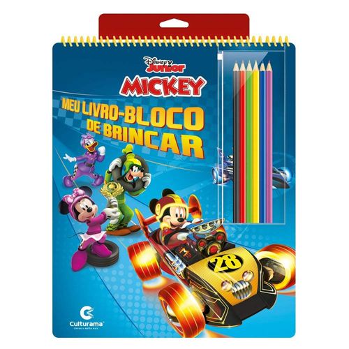 Livro para Colorir - Disney - Mickey Mouse - Meu Livro Bloco -  Culturama