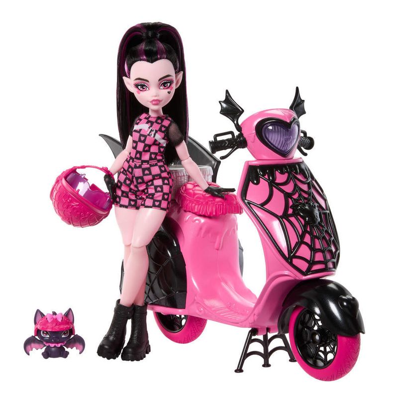 Boneca---Monster-High---Draculaura-Com-Scooter---Mattel-3