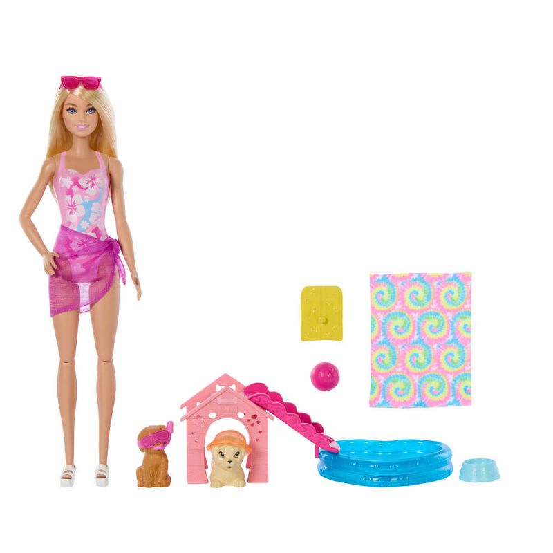 Boneca---Barbie---Festa-Na-Piscina-Com-Cachorrinhos---Mattel-1