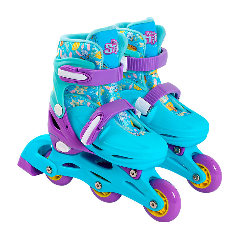 Conjunto-De-Patins-Com-Protecao---Disney---Stitch---Inline-E-Triline---BbrToys-2