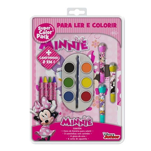 Livro para Colorir - Super Color Pack - Disney Junior - Minnie - DCL Editora