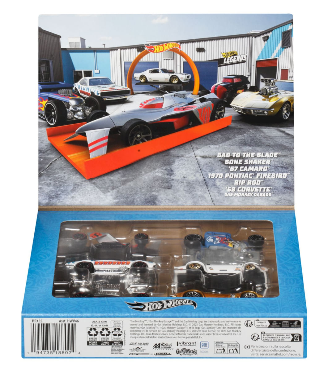 Coleção Multipack c/ 6 Miniaturas Hot Wheels Legends Tour 2024 - 1