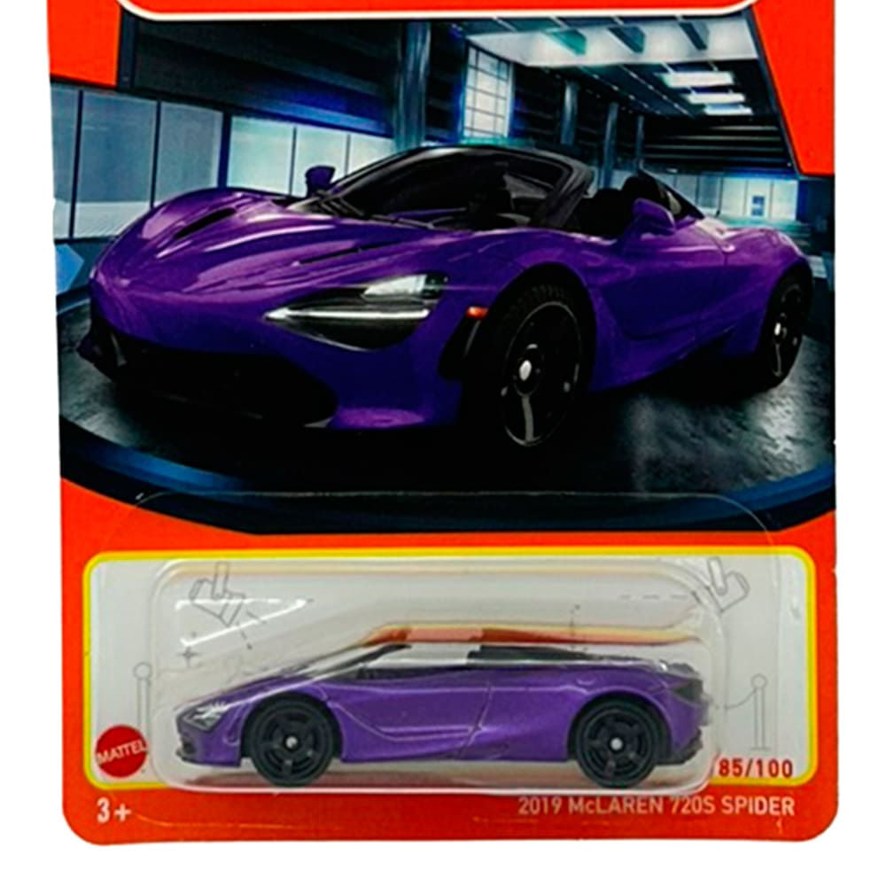 Miniatura Carro 2019 McLaren 720S Spider 1:64 Matchbox - Ri Happy