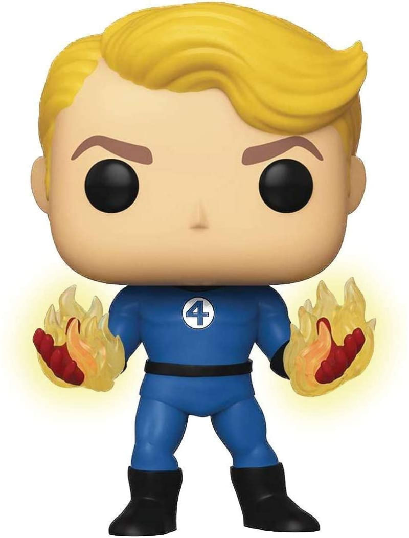 Funko Pop Quarteto Fantástico Tocha Humana 568 - Human Torch GITD