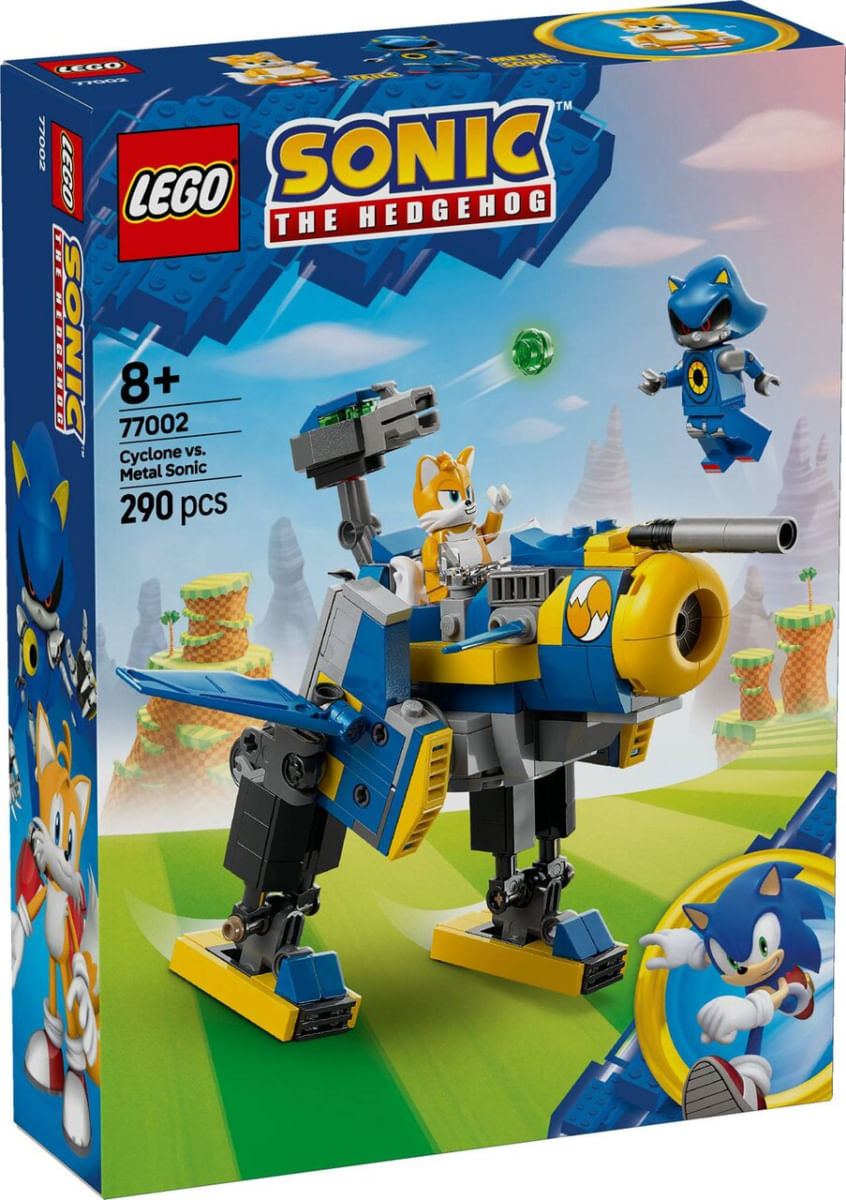 Lego Sonic 290 Peças Cyclone Vs Metal Sonic - 77002 - Ri Happy