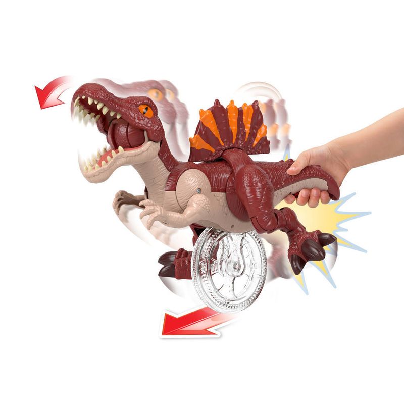 Figura-De-Acao---Imaginext---Jurassic-World---Rebirth---Spinosaurus-Corredor---Fisher-Price-3