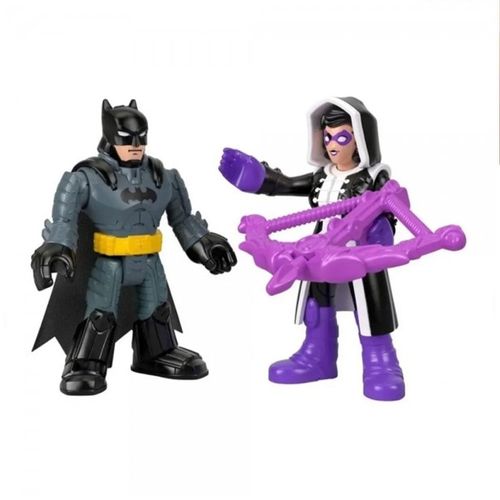 Mini Bonecos - 7 cm - Batman e Huntress - Imaginext DC Super Amigos - Fisher-Price