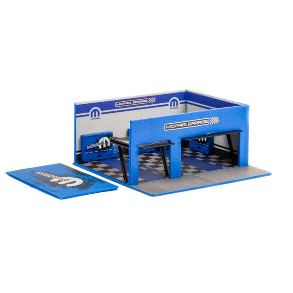 Diorama Oficina Mopar Garage Weekend 1:64 Greenlight - Ri Happy