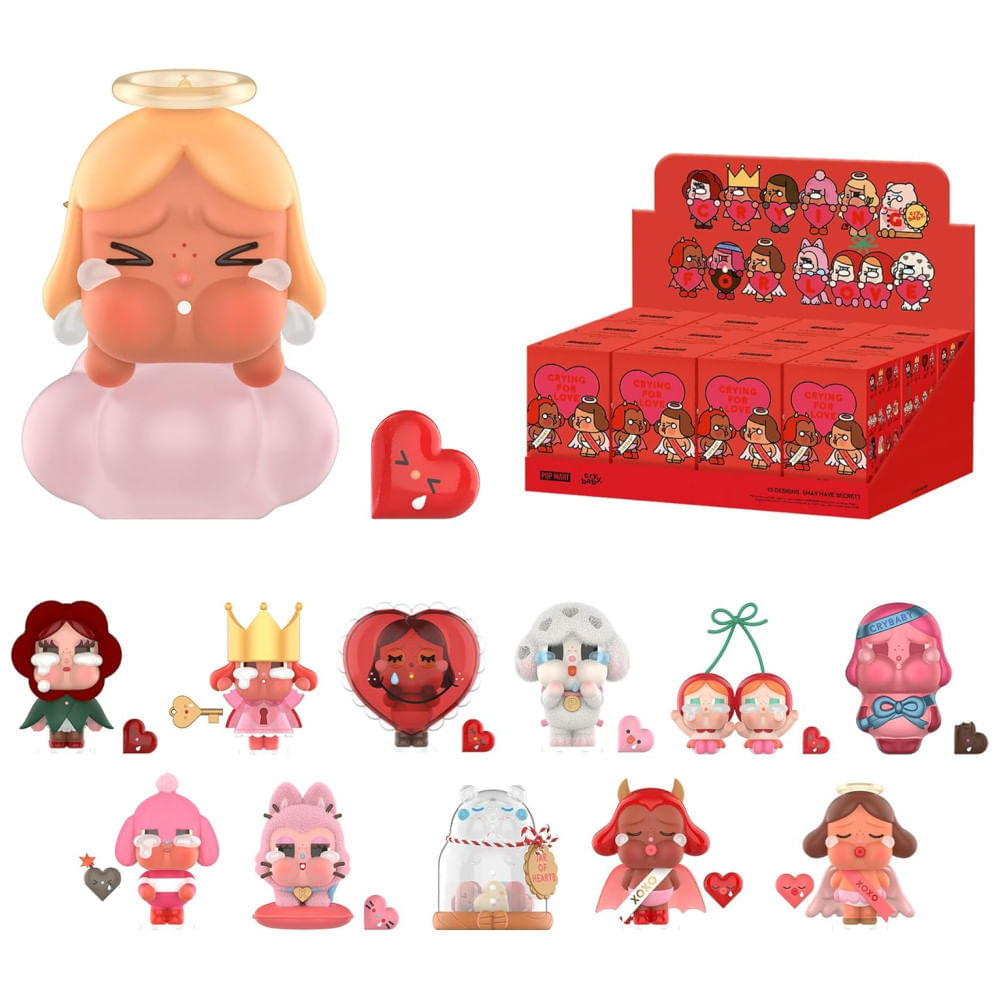Blind Box, Coleção de Figuras POP MART Crybaby Crying for Love