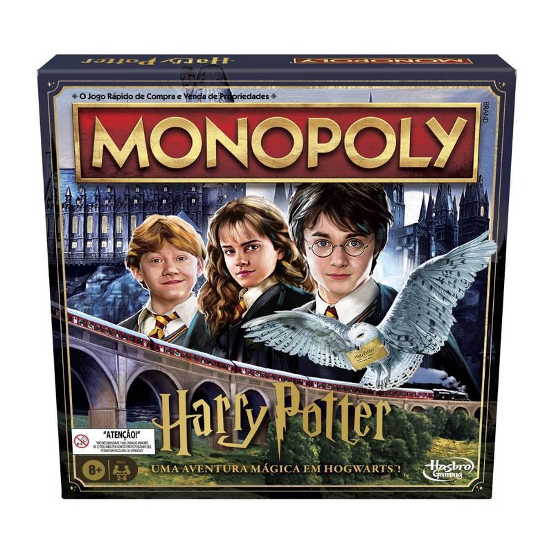 PRE-VENDA--Jogo-de-Tabuleiro---Monopoly---Harry-Potter---Hasbro-0