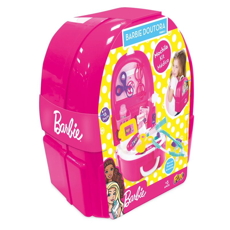 Mochila---Barbie---Doutora-Medica---Com---15-Pecas---Fun-0