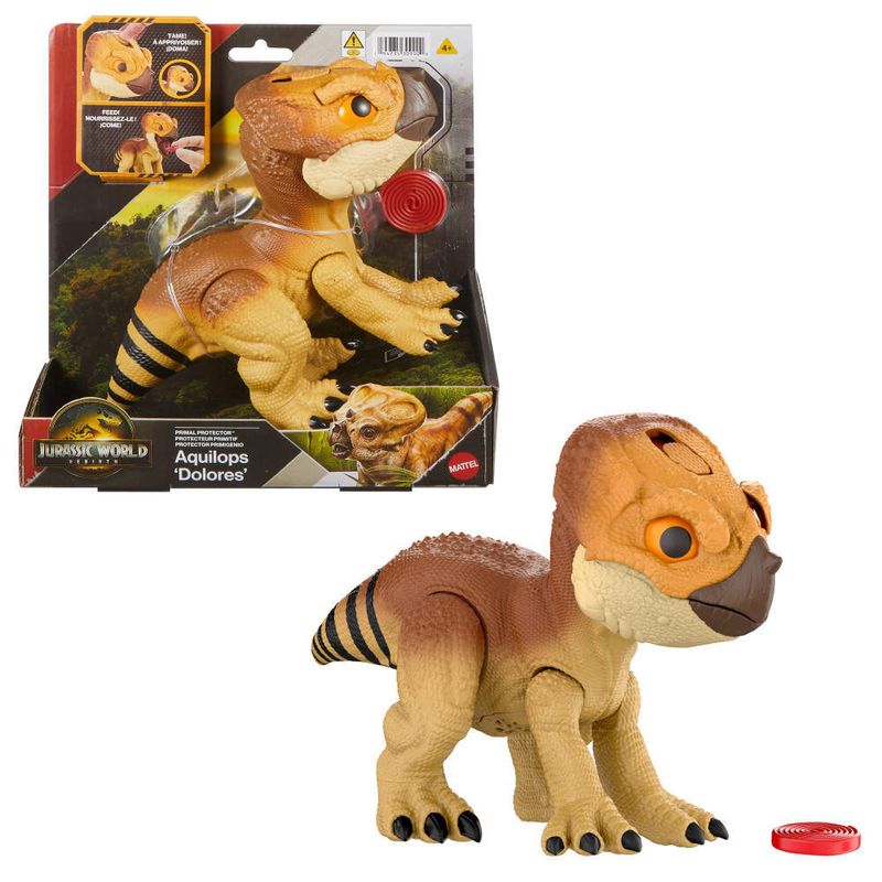 Figura-Interativa---Jurassic-World---Dinossauro-Rebirth---Aquilops-Dolores---Mattel--0