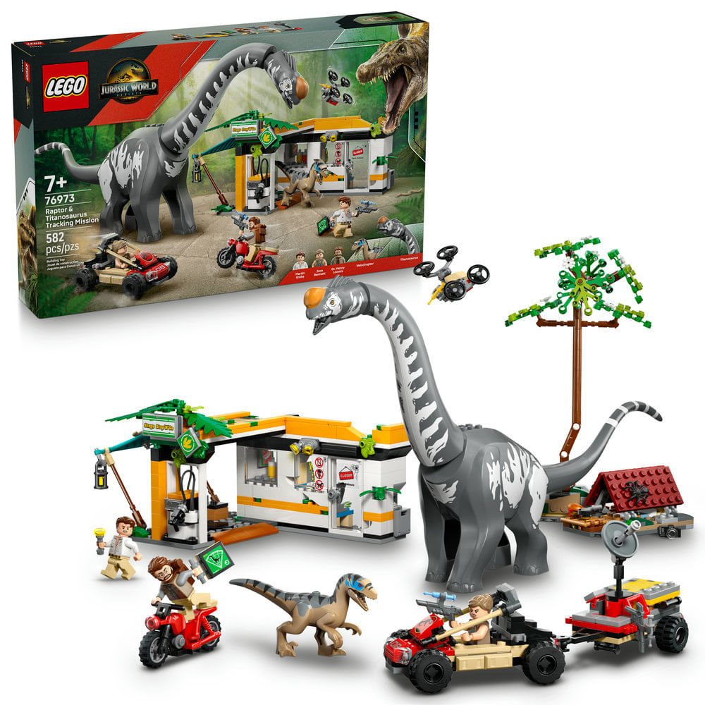 リジェネシス 25thセット LEGO - Jurassic World - Missão de Rastreamento de Raptor e