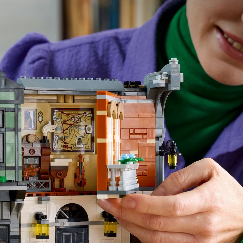 LEGO---Icons---Sherlock-Holmes--Aparador-de-Livros---10351-6