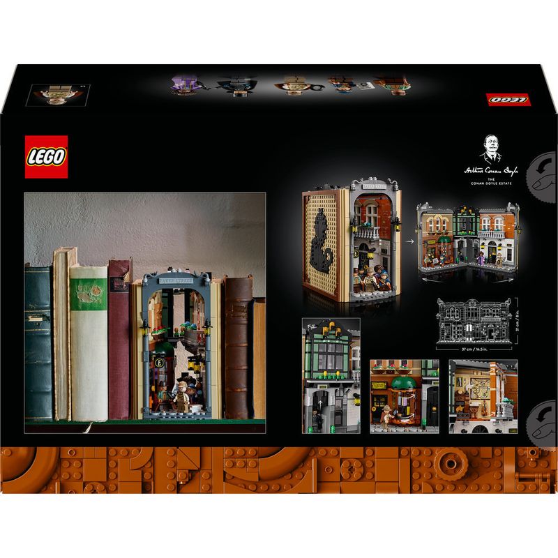 LEGO---Icons---Sherlock-Holmes--Aparador-de-Livros---10351-7