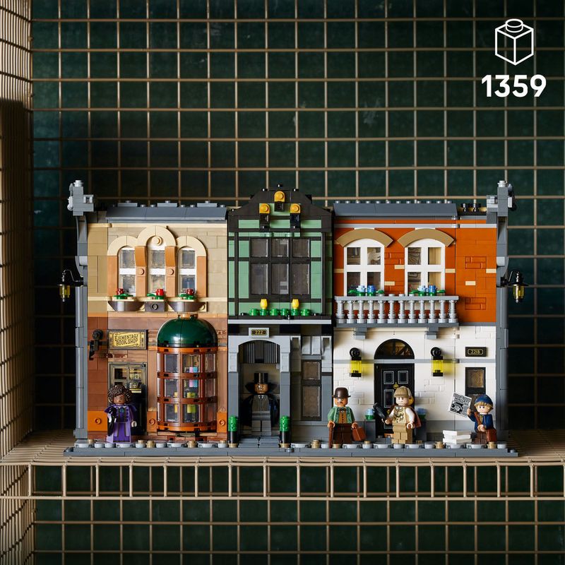 LEGO---Icons---Sherlock-Holmes--Aparador-de-Livros---10351-8