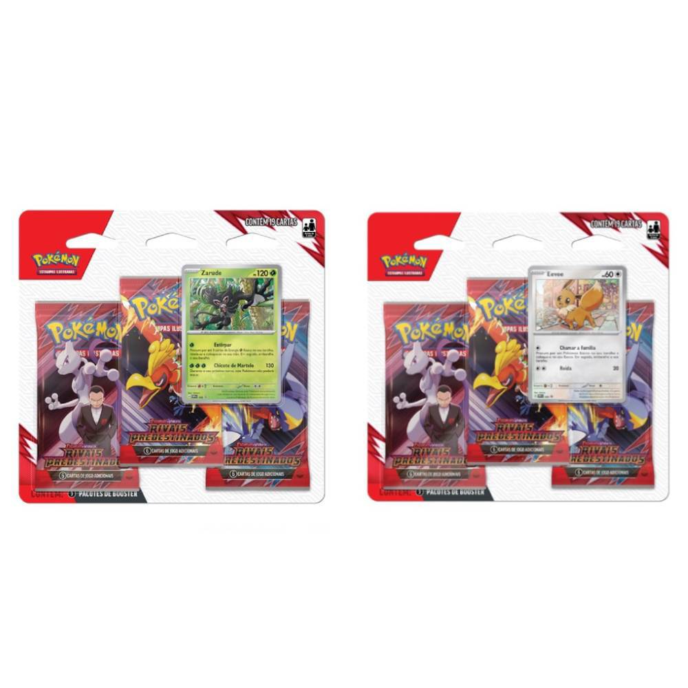 Jogo de Cartas - Pokémon - EV10 Rivais Predestinados - Modelos