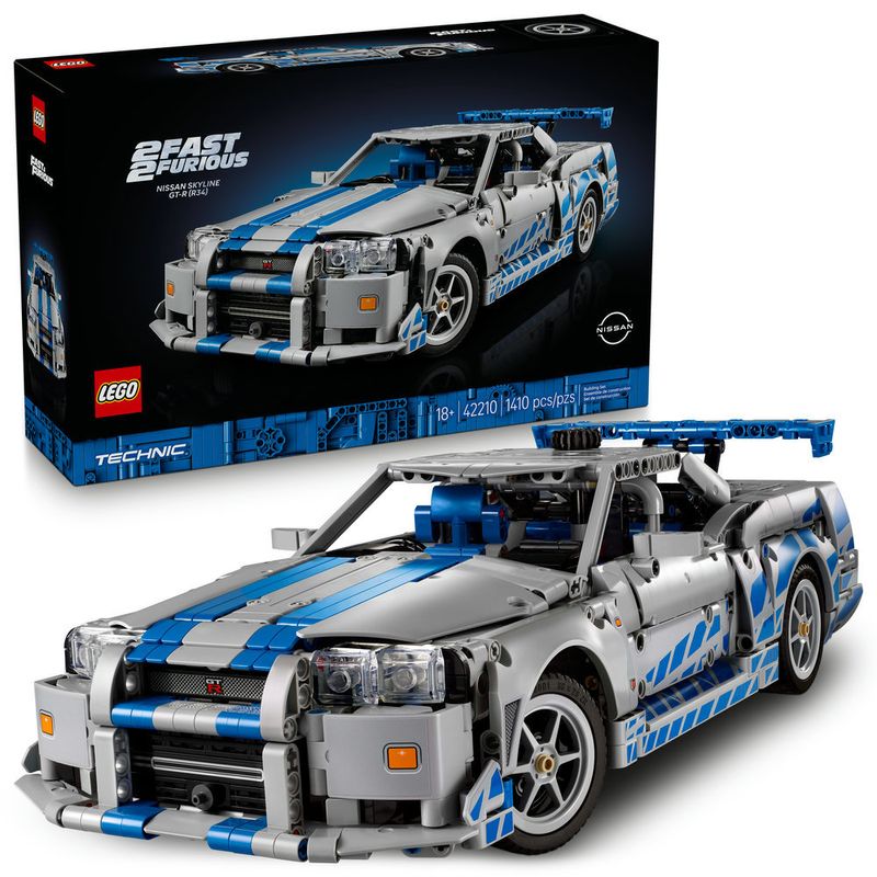 LEGO---Technic---Carro-Nissan-Skyline-GT-R--R34--De-2-Fast-2-Furious---42210-0