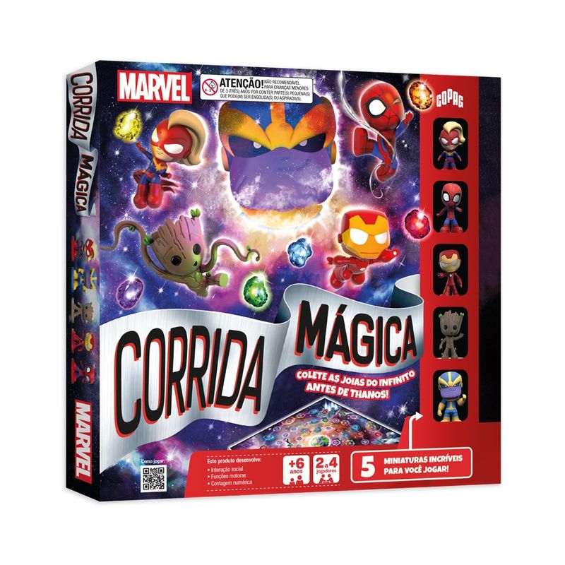 Jogos-De-Tabuleiro----Corrida-Magica----Marvel---Copag-0