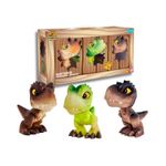Figuras-De-Acao---Jurassic-World---Baby-Dinos---Mini-T-Rex-Verde-Marrom-E-Preto---Pupee-1