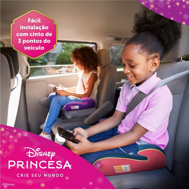 Assento-De-Carro-Booster---Disney---Multikids---Princesas---Rosa---15-36-Kg--9