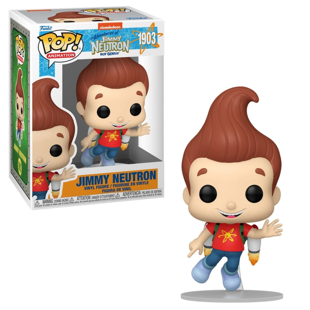 Mini Boneco - Funko Pop - Jimmy Neutron - Candide - Ri Happy