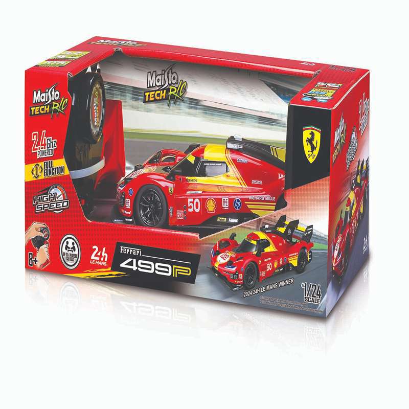 Carrinho-De-Corrida---Endurance-Racer-R-C---Ferrari---Escala-1-24---Maisto-2