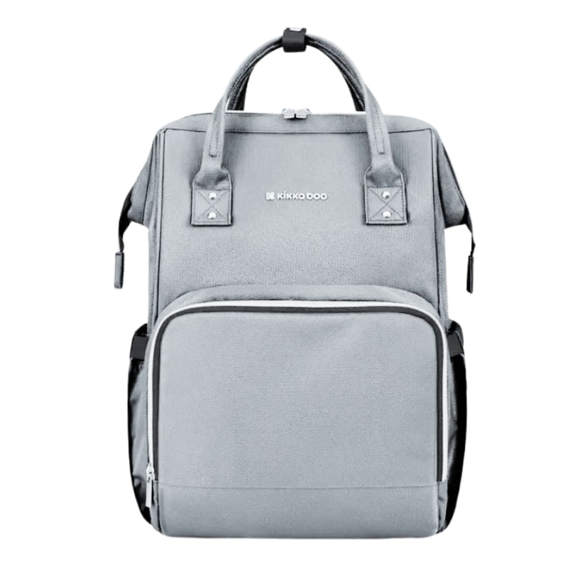 BOLSA MATERNIDADE LUXO SIENA LIGHT GRAY (CINZA) - KIKKA BOO