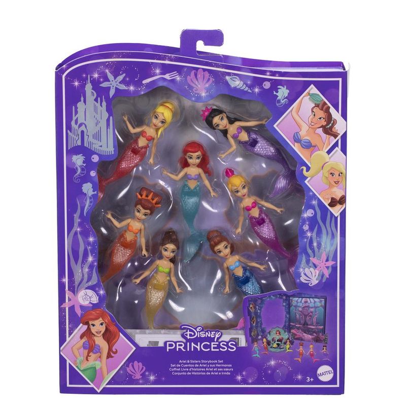 Bonecas-C-Acessorios---Disney---Princesa-Ariel---Historias-Classicas-Da-Ariel-E-Suas-Irmas---Mattel-6