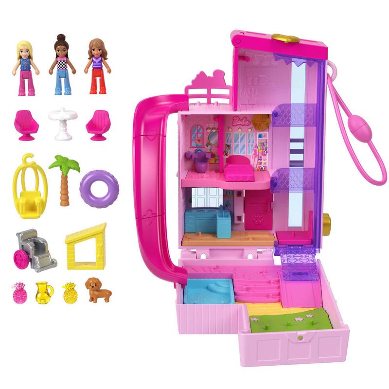 Mini-Playset---Polly-Pocket---Mundo-Surpresa-Da-Barbie---Mattel-1