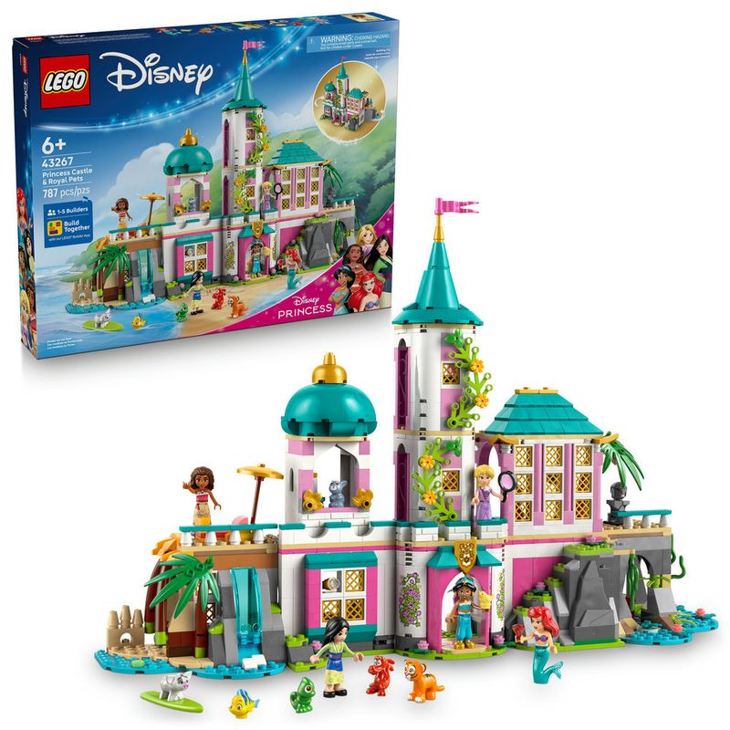 LEGO---Disney-Princess---Castelo-e-Animais-de-Estimacao-das-Princesas---43267-0