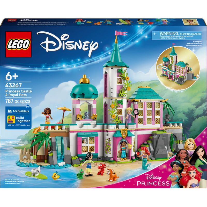 LEGO---Disney-Princess---Castelo-e-Animais-de-Estimacao-das-Princesas---43267-1