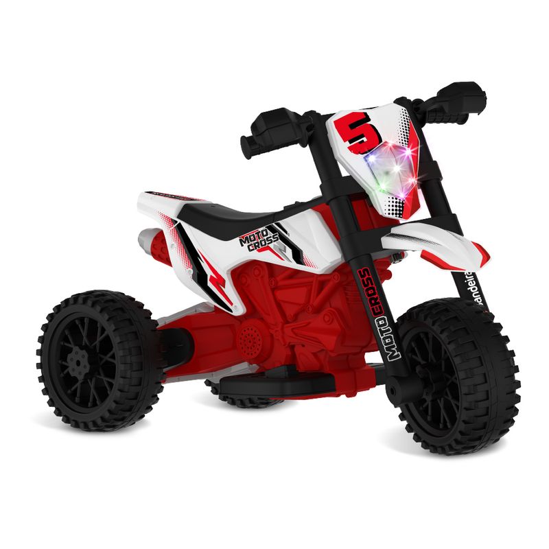 Moto-Cross-Eletrica---6-Volts---Bandeirante---Vermelha--0