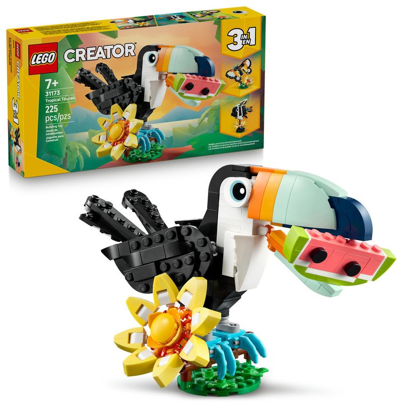 LEGO---Creator---Animais-Selvagens--Tucano-Tropical---31173-0