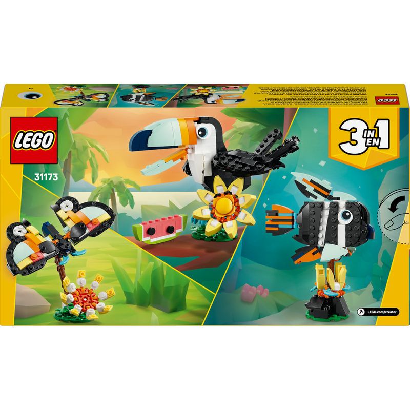 LEGO---Creator---Animais-Selvagens--Tucano-Tropical---31173-6