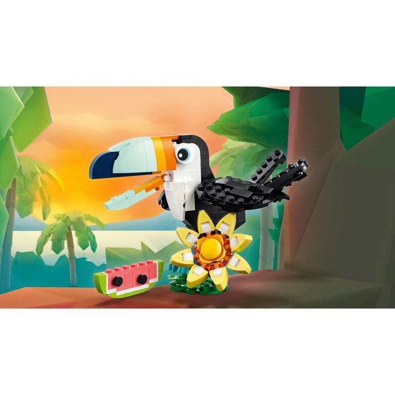 LEGO---Creator---Animais-Selvagens--Tucano-Tropical---31173-10
