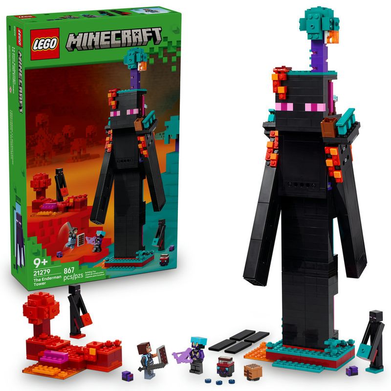 LEGO---Minecraft---A-Torre-do-Enderman---21279-0