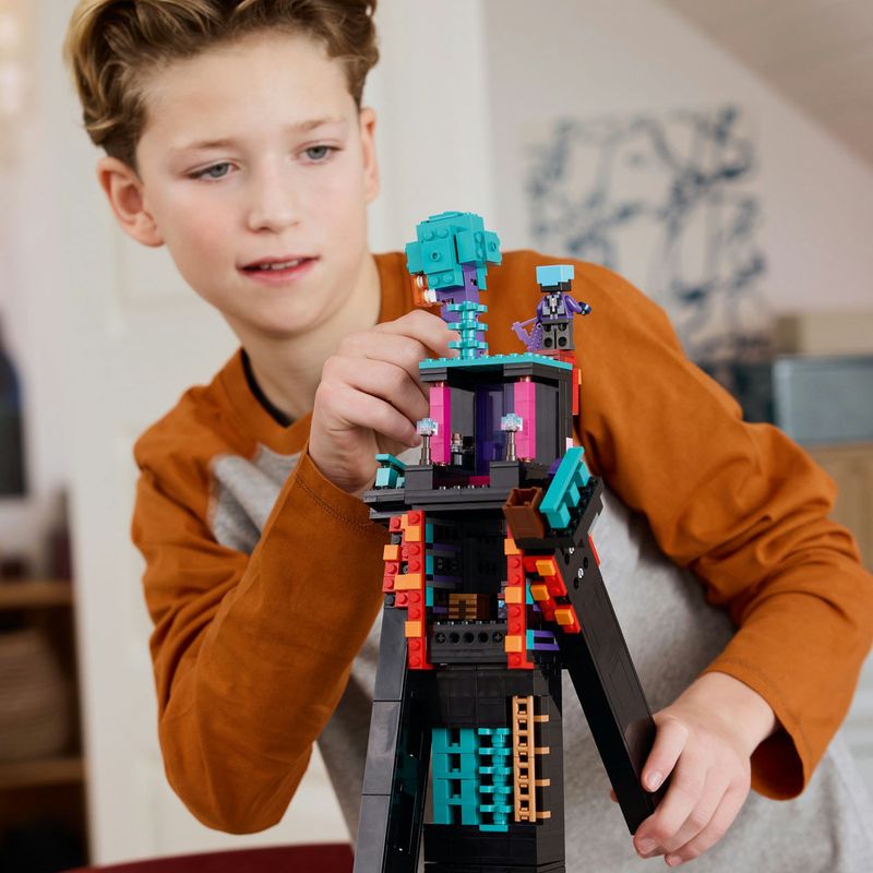 LEGO---Minecraft---A-Torre-do-Enderman---21279-9