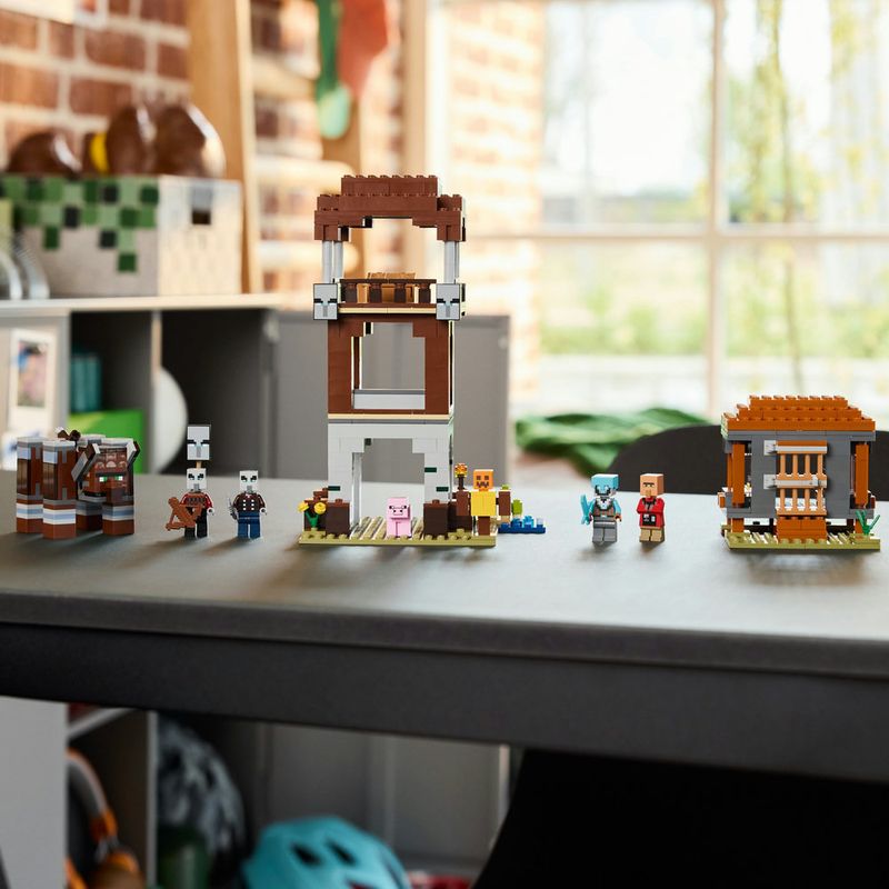 LEGO---Minecraft---O-Posto-Avancado-do-Saqueador-e-Devastador---21278-4