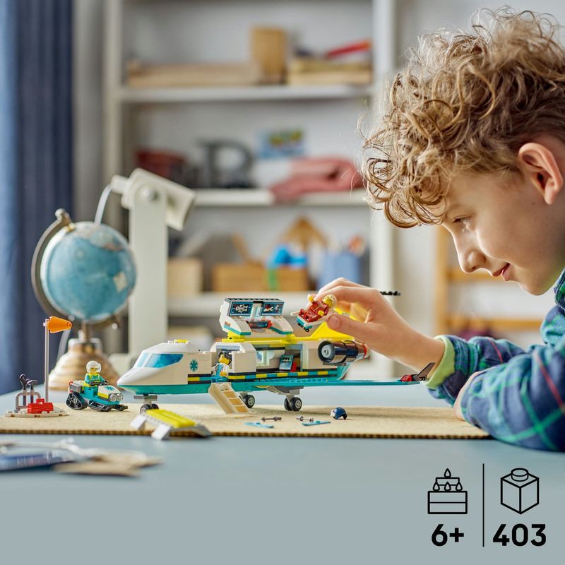 LEGO---City-Big-Vehicles---Ambulancia-Aerea-para-Emergencias---60465-7