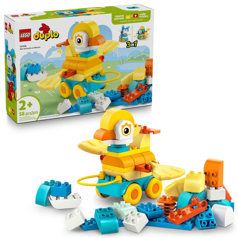 LEGO---DUPLO-Town---Animais-3em1-Sobre-Rodas---10448-0