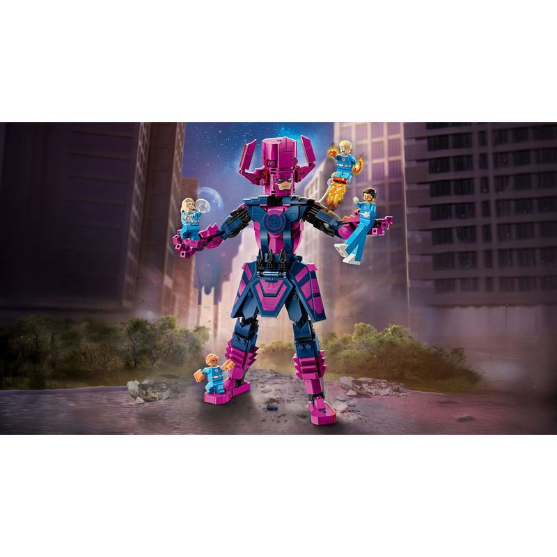 LEGO---Super-Heroes-Marvel---Quarteto-Fantastico-vs-Figura-de-Construcao-de-Galactus---76316-14