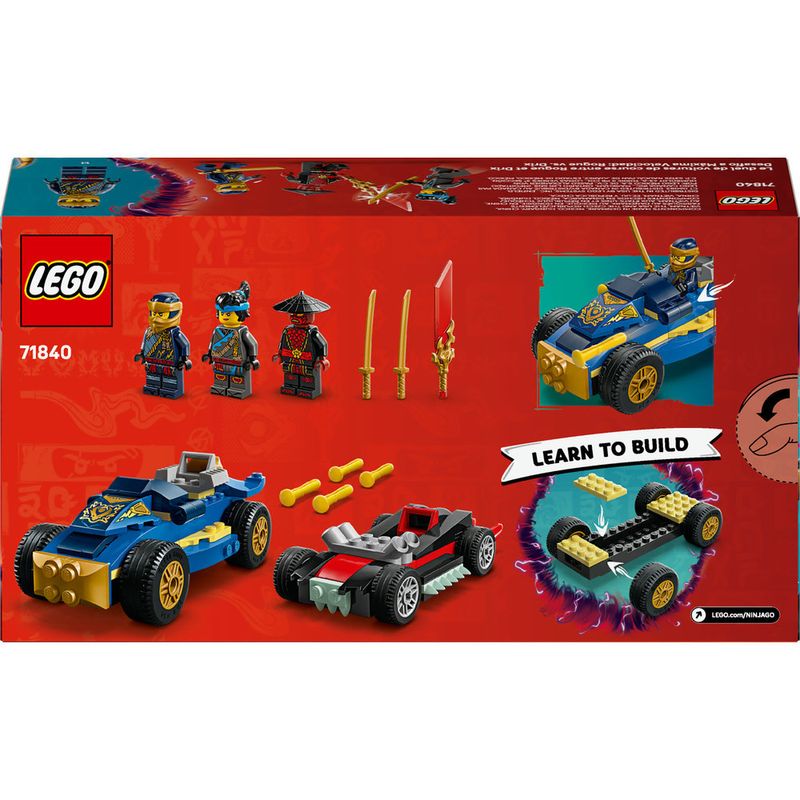 LEGO---Ninjago---Duelo-De-Carros-De-Corrida-De-Rogue-Vs-Drix---71840-6