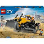 LEGO---City-Big-Vehicles---Trator-De-Esteira-Amarelo---60466-1
