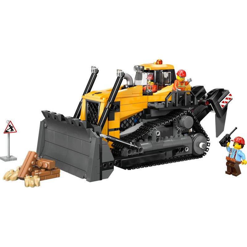 LEGO---City-Big-Vehicles---Trator-De-Esteira-Amarelo---60466-2