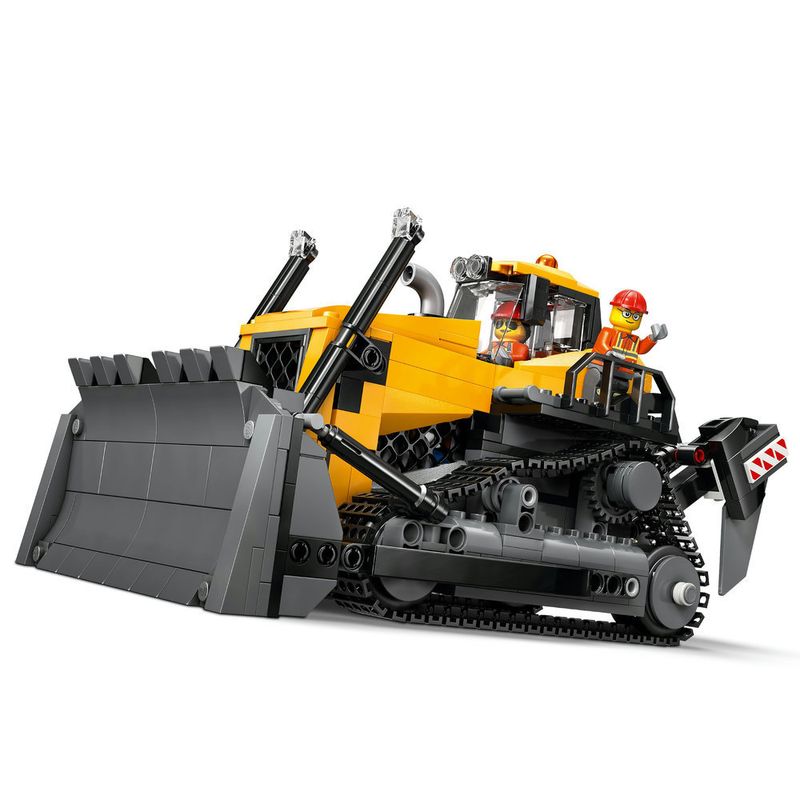LEGO---City-Big-Vehicles---Trator-De-Esteira-Amarelo---60466-8
