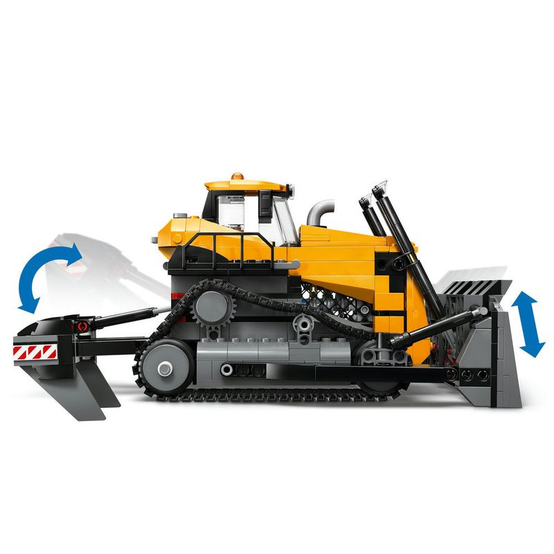 LEGO---City-Big-Vehicles---Trator-De-Esteira-Amarelo---60466-9
